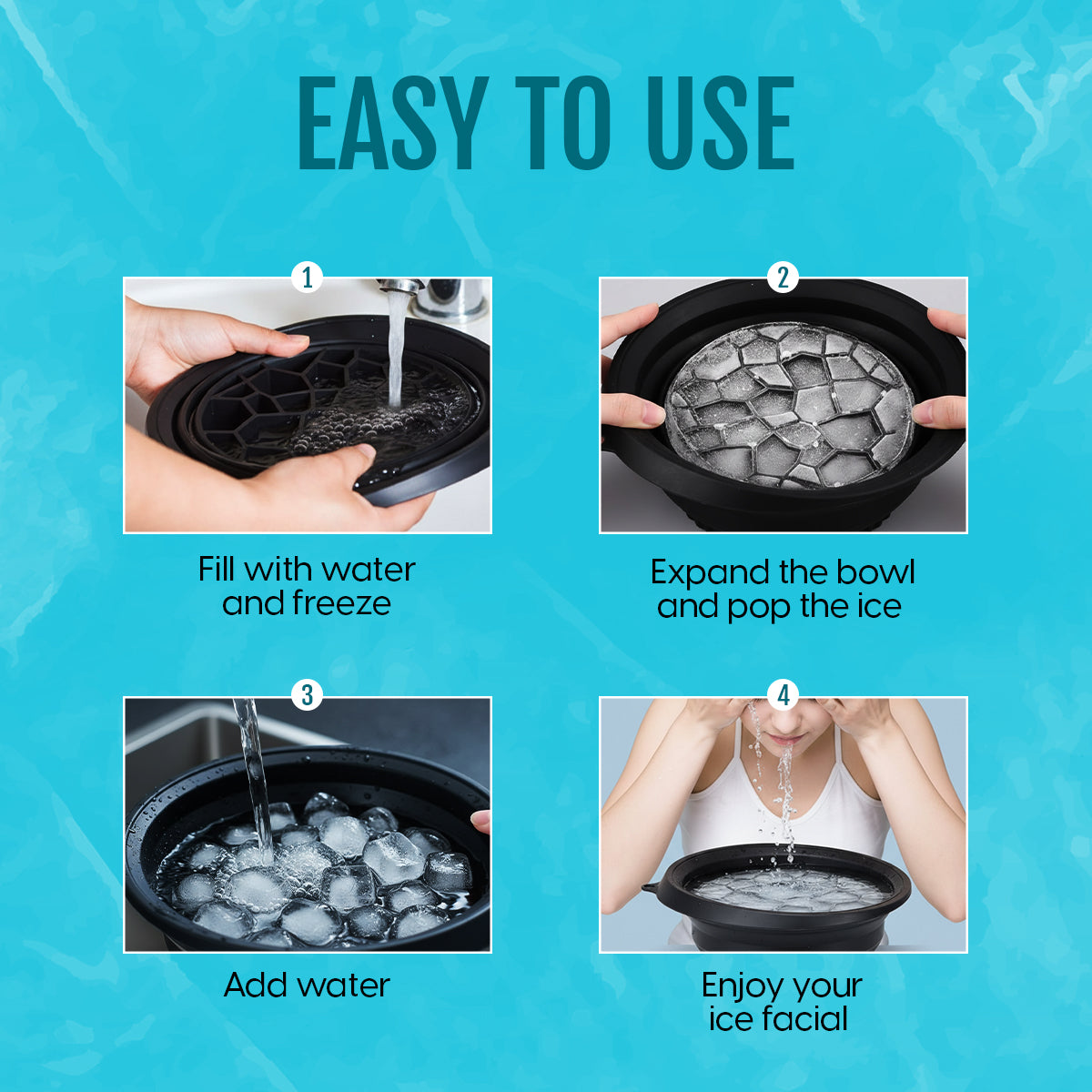 Foldable Ice Facial Bowl- FYNESOL™