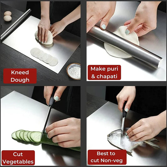 Stainless Steel Chopping Board- FYNESOL™