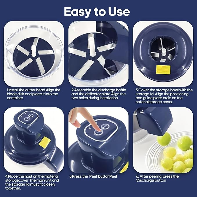 Electric Fruit & Vegetable Peeler- FYNESOL™